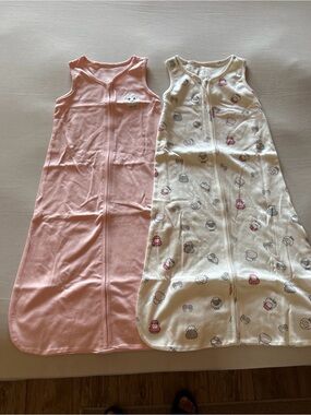 Large New DAYSU Sleep Sack 12-18 Months, 100% Cotton Wearable Blanket, Zippered